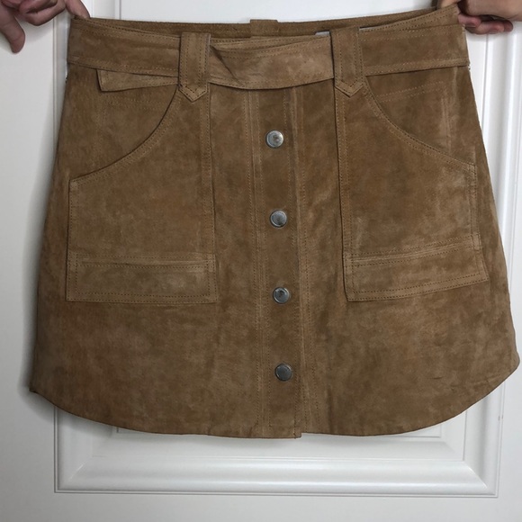 Blank NYC Suede Skirt - Picture 1 of 3